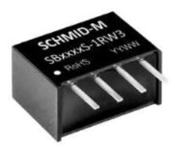 SB-0305S-1WR3 - Schmid-M: SB-1205 S-1WR3 DC / DC converter Uin = 5V, Uout: 5V, 1W, 1KV, SIL4